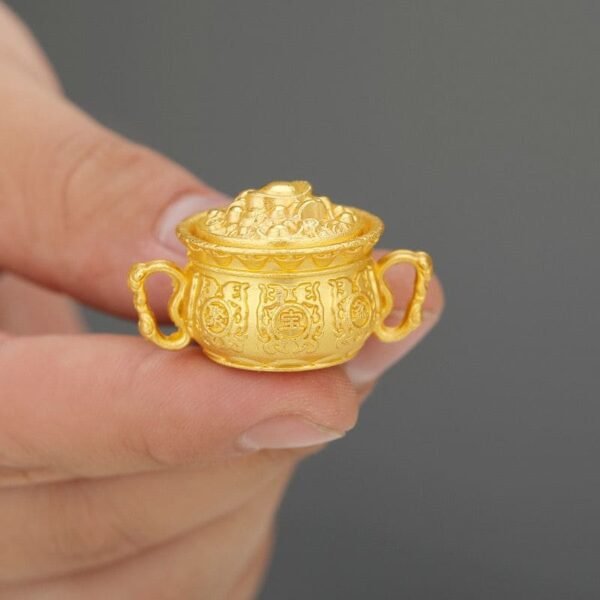 Cornucopia of zodiac signs of fortune pendant - Image 4